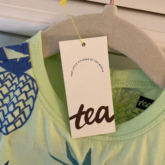 Tea Collection - Pineapples in Portugal Baby Bodysuit Dress - Picture 3 of 3